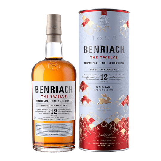 The Benriach The Twelve 12 Year Old Year Of The Rabbit Limited Edition Single Malt Scotch Whisky