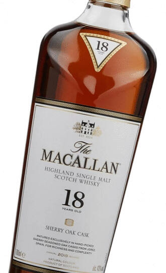 The Macallan 18 Year Old Sherry Oak Single Malt Scotch Whisky