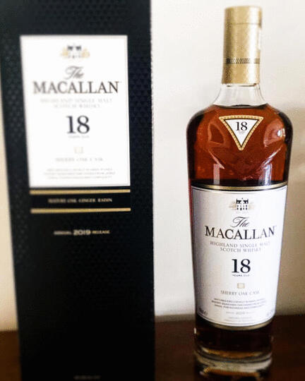 The Macallan 18 Year Old Sherry Oak Single Malt Scotch Whisky