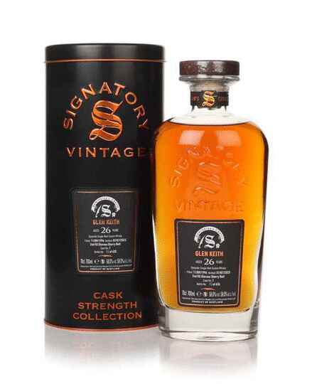 Signatory Vintage Cask Strength Collection Glen Keith 26 Year Old Single Malt Scotch Whisky