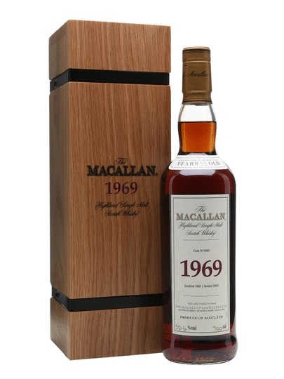 The Macallan Fine Rare 1969 Vintage Single Malt Scotch Whisky