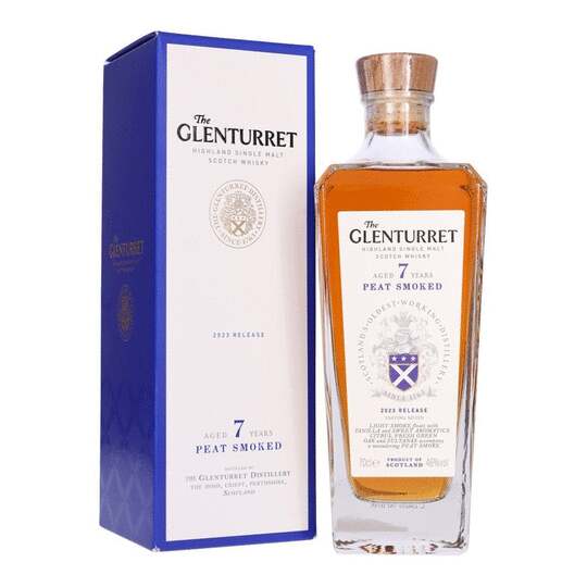 The Glenturret Peat Smoked 7 Year Old Single Malt Scotch Whisky