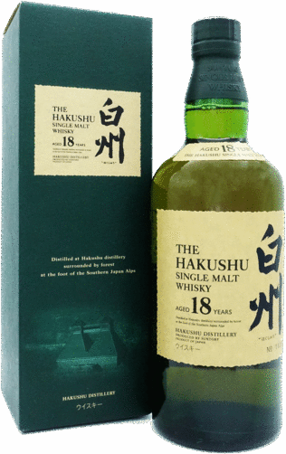Suntory The Hakushu 18 Year Old Single Malt Whisky Old Style Box