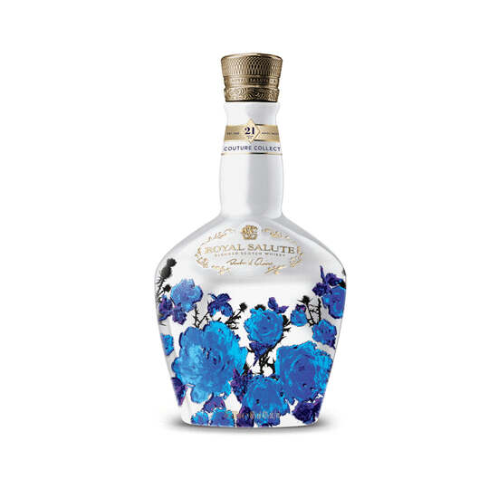 Chivas Royal Salute Couture Collection Richard Quinn 21 Year Old White Edition Blended Scotch Whisky