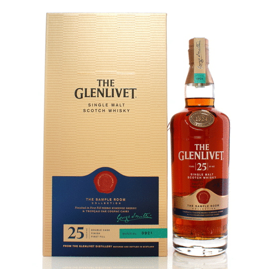 The Glenlivet The Sample Room Collection 25 Year Old Single Malt Scotch Whisky