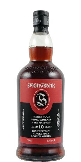 Springbank Pedro Ximenez Cask Matured 10 Year Old Single Malt Scotch Whisky