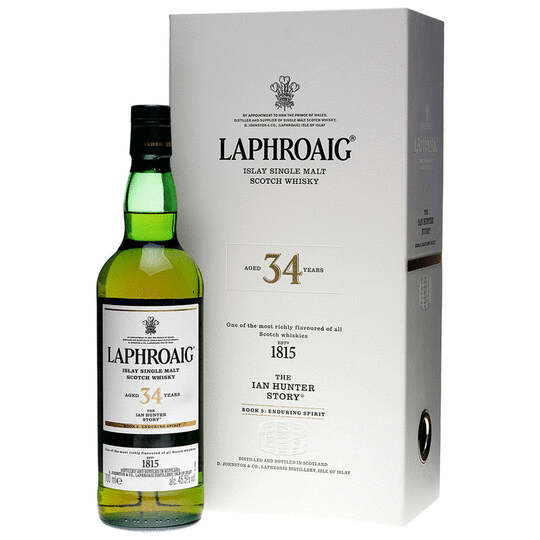 Laphroaig The Ian Hunter Story Book 5 Enduring Spirit 34 Year Old Single Malt Scotch Whisky