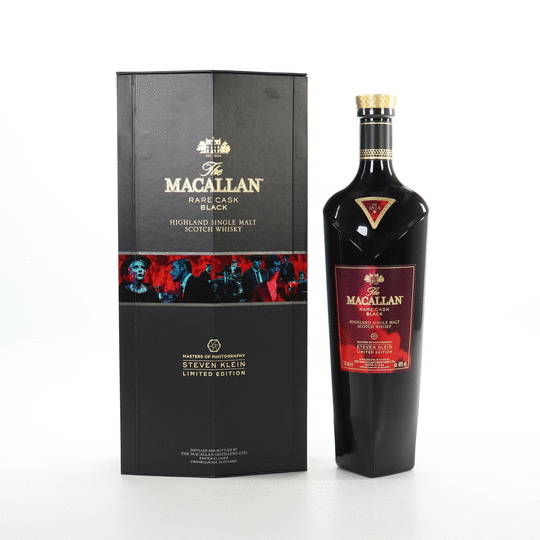 The Macallan Rare Cask Black Steven Klein Limited Edition Single Malt Scotch Whisky Damaged Label