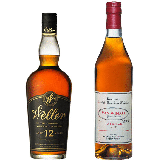 Weller 12 & Van Winkle 12 Bourbons