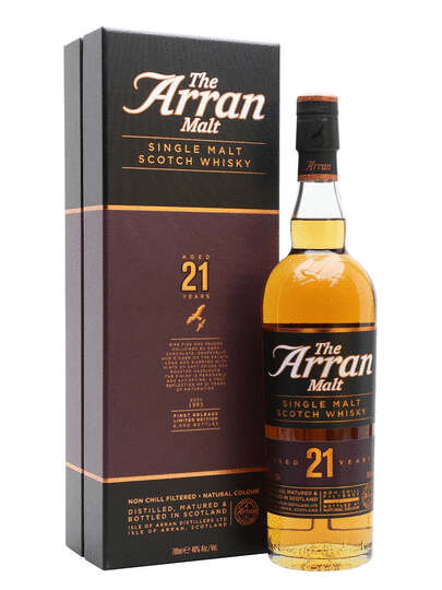 The Arran Malt Distillery 21 Year Old Single Malt Scotch Whisky Old Bottling