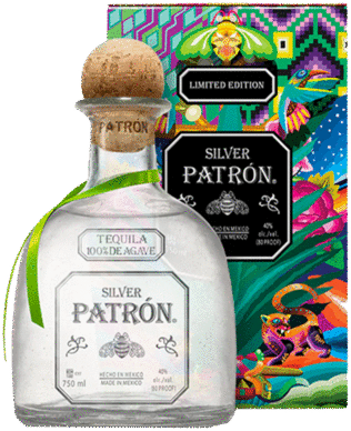 Patron Limited Edition Tin Heritage Silver Tequila