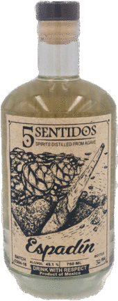 5 Sentidos Espadin Agave Spirit