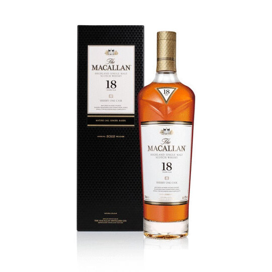 The Macallan 18 Year Old Sherry Oak Single Malt Scotch Whisky