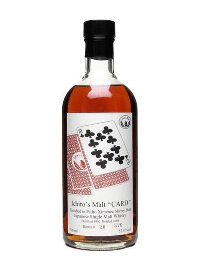 Ichiros Malt Hanyu Ten Of Clubs Card Pedro Ximinez Sherry Butt Finish Single Malt