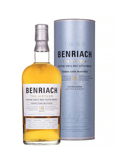 The Benriach The Sixteen 16 Year Old Single Malt Scotch Whisky
