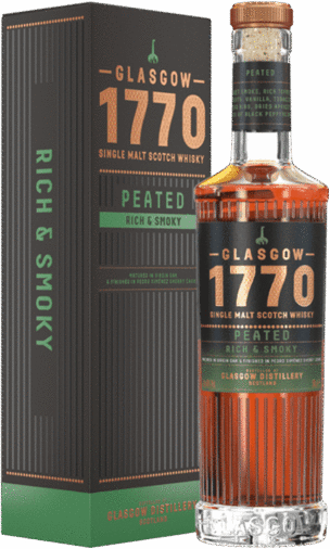 Glasgow Distillery 1770 Peated Rich Smoky Single Malt Scotch Whisky