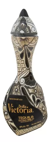 Dona Victoria Tequila Extra Anejo Black Bottle