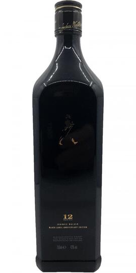 Johnnie Walker Black Label Anniversary Edition 12 Year Old Blended Malt Scotch Whisky No Box