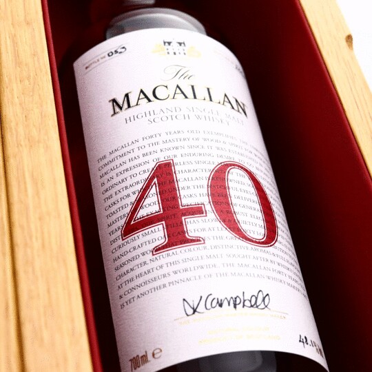 The Macallan The Red Collection 40 Year Old Single Malt Scotch Whisky