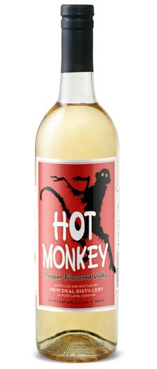 New Deal Distillery Hot Monkey Pepper Flavored Vodka