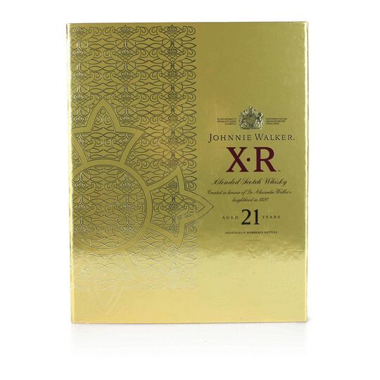 Johnnie Walker Xr 21 Year Old Blended Scotch Whisky Old Style Bottling