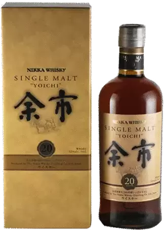 Nikka Yoichi 20 Year Old Single Malt Whisky Old Style Box