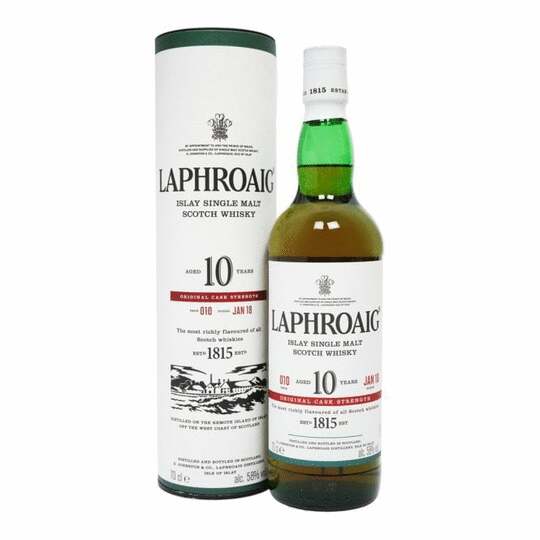 Laphroaig 10 Year Old Cask Strength Single Malt Scotch Whisky