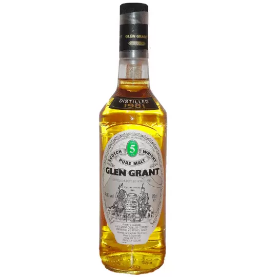 Glen Grant 5 Year Old Single Speyside Malt Scotch Whisky