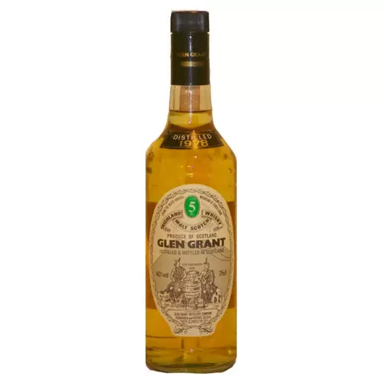 Glen Grant 5 Year Old Single Speyside Malt Scotch Whisky