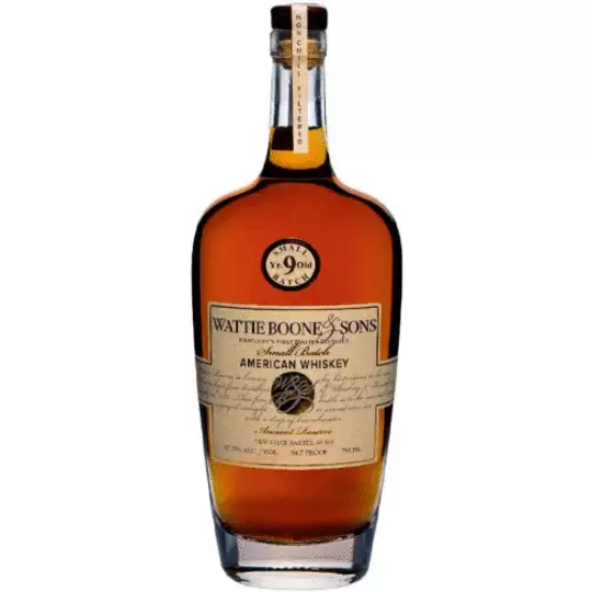 Wattie Boone Sons Ancient Reserve 9 Year Old American Whiskey