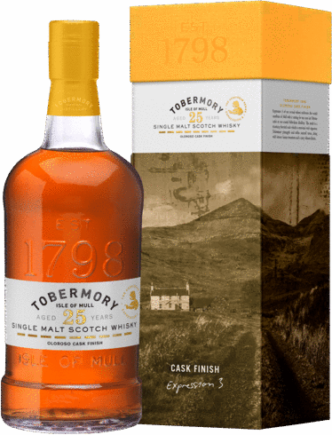 Tobermory Oloroso Cask Finish 25 Year Old Single Malt Scotch Whisky