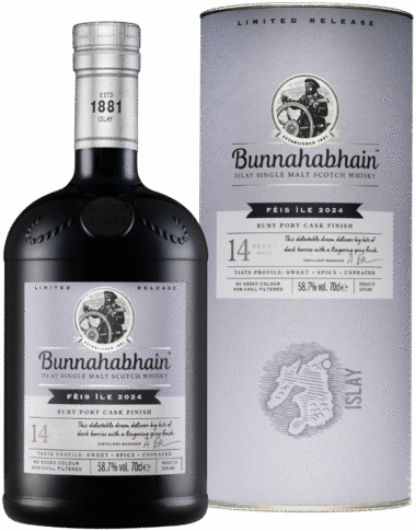 Bunnahabhain Feis Ile Ruby Port Cask Finish Single Malt Scotch Whisky