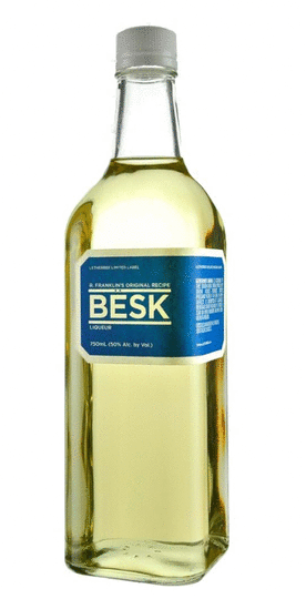 Letherbee Limited Label R Franklins Original Recipe Besk Liqueur