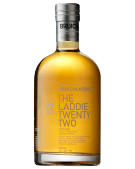 Bruichladdich The Laddie Twenty Two 22 Year Old Unpeated Single Malt Scotch Whisky
