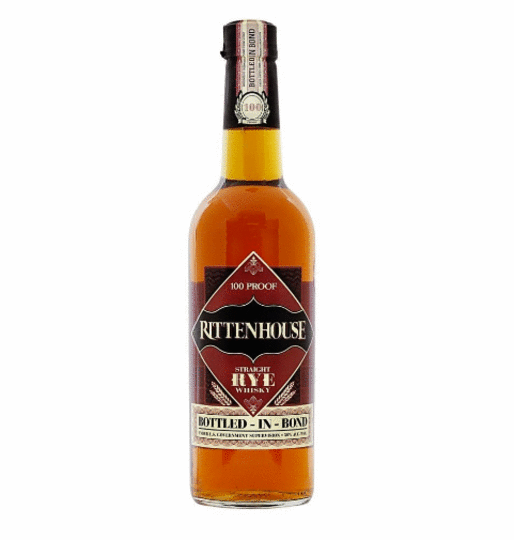 Rittenhouse Bottled In Bond 100 Proof Straight Rye Whiskey