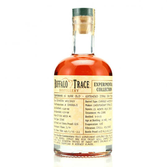 Buffalo Trace Experimental Collection 15 Year Extended Stave Dry Time Bourbon Whiskey