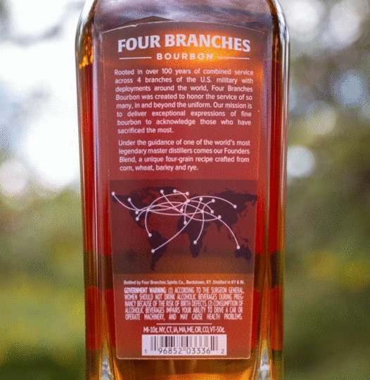 Four Branches Founder's Blend Straight Bourbon Whiskey