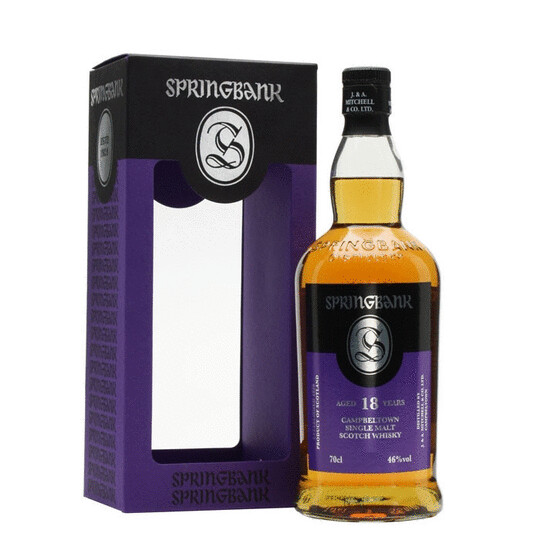 Springbank 18 Year Old Single Malt Scotch Whisky