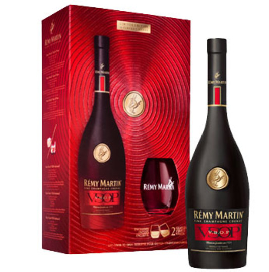 Remy Martin Vsop Fine Champagne Cognac 2 Glass Gift Pack