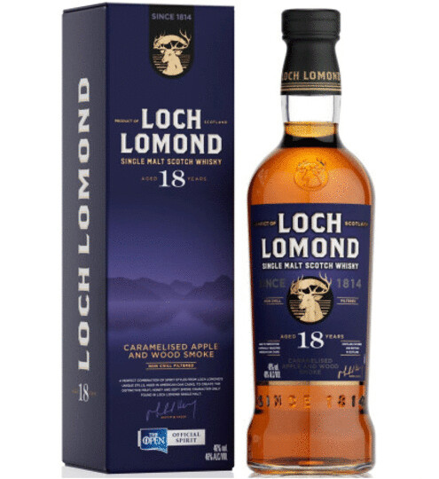 Loch Lomond Caramelized Apple Wood Smoke 18 Year Old Single Malt Scotch Whisky