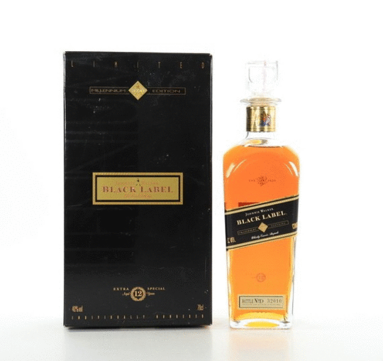 Johnnie Walker Black Label 12 Year Old Millennium Edition