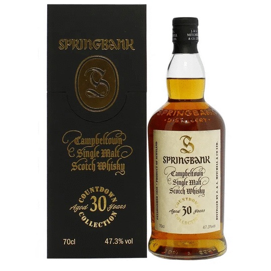 Springbank Countdown Collection 30 Year Old Single Malt Scotch Whisky