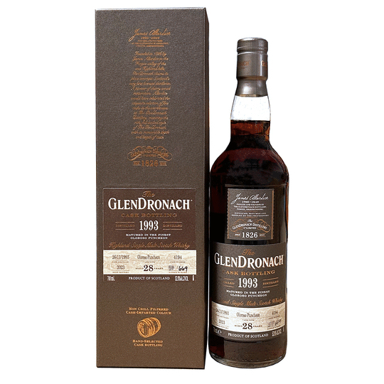 The Glendronach Oloroso Sherry Puncheon Single Cask 28 Year Old Single Malt Scotch Whisky