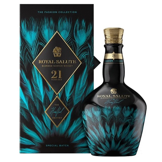 Chivas Royal Salute Fashion Collection Harris Reed Blue Edition 21 Year Old Blended Scotch Whisky