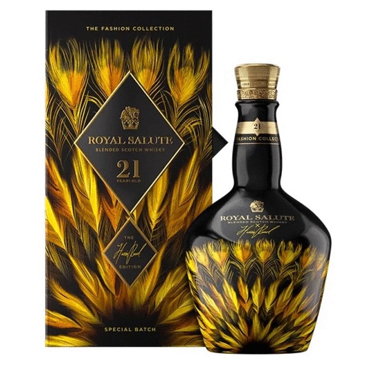 Chivas Royal Salute Fashion Collection Harris Reed Gold Edition 21 Year Old Blended Scotch Whisky
