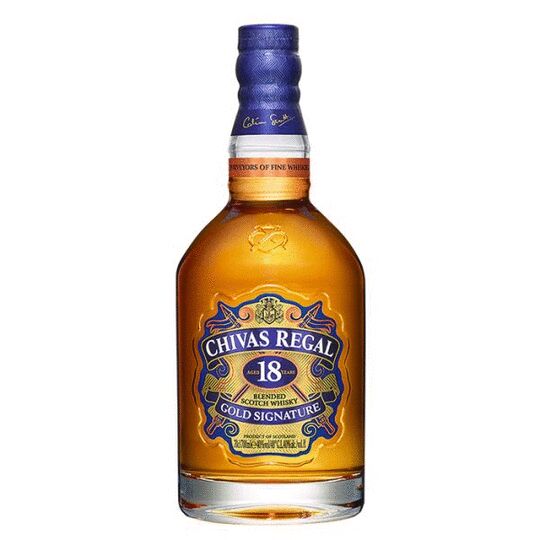 Chivas Regal 18 Year Old Gold Signature Blended Scotch Whisky No Box