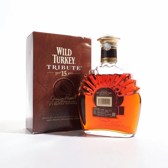 Wild Turkey Tribute Jimmy Russell 50th Anniversary 15 Year Old Bourbon Japanese Export Edition