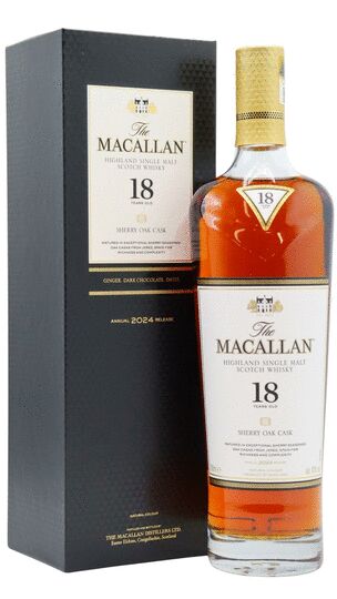 The Macallan 18 Year Old Sherry Oak Single Malt Scotch Whisky