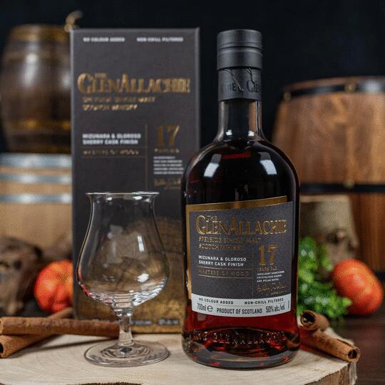 Glenallachie Master Of Wood Mizunara Oloroso Sherry Cask Finish 17 Year Old Single Malt Scotch Whisky