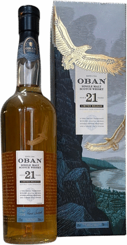 Oban Limited Edition Natural Cask Strength 21 Year Old Single Malt Scotch Whisky
